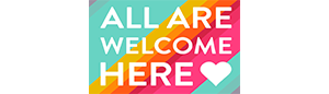 All are welcome logo